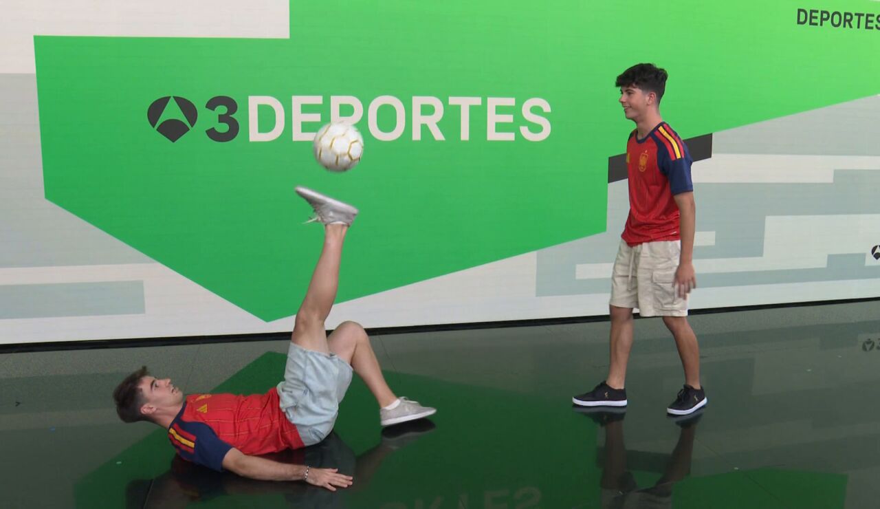 Diego Piquera y Sergio Sancho, en el plat&oacute; de Antena 3 Noticias