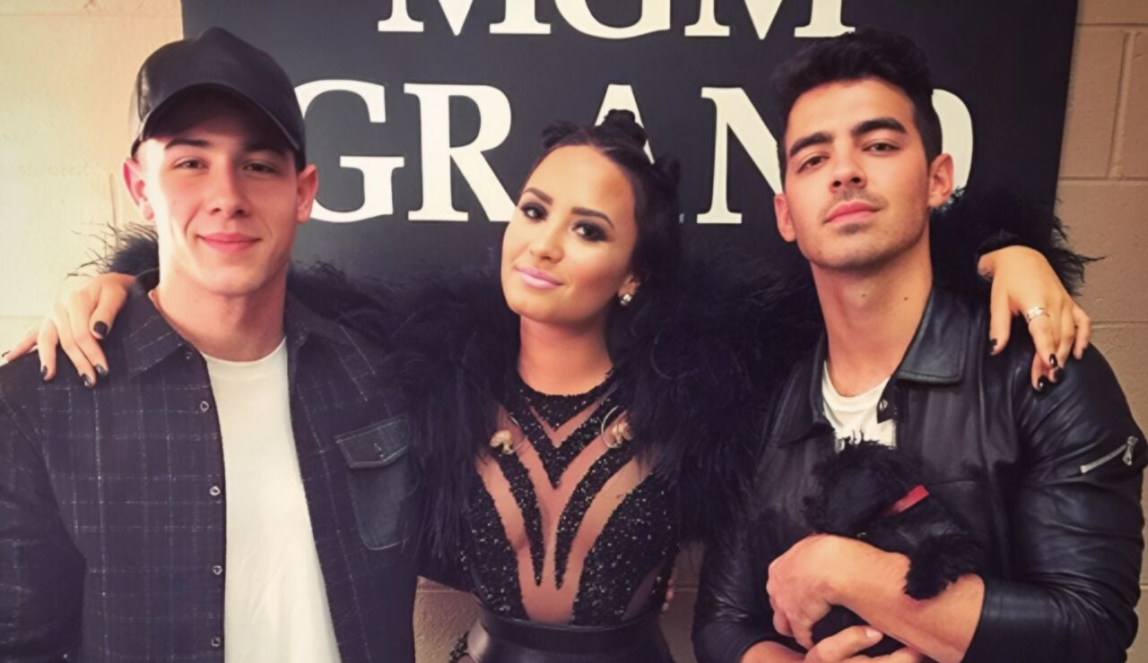 Nick Jonas, Demi Lovato y Joe Jonas