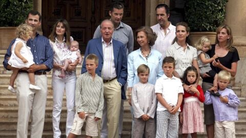 La familia real al completo en Marivent