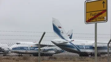 El aeropuerto de Leipzig, Alemania El aeropuerto de Leipzig, Alemania