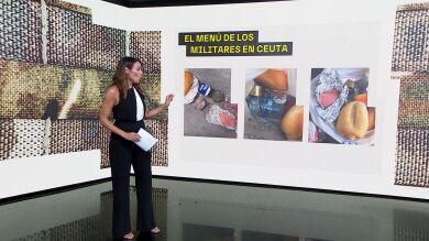 Un panecillo, mortadela o una lata de atún: el menú de los militares desplegados en Ceuta por la crisis migratoria