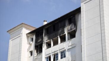 Incendio en Benalm&aacute;dena