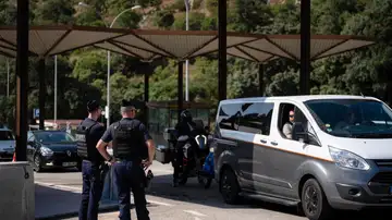 Control de fronteras en la frontera con Francia Control de fronteras en la frontera con Francia