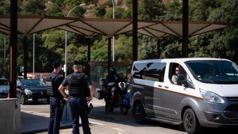 Control de fronteras en la frontera con Francia