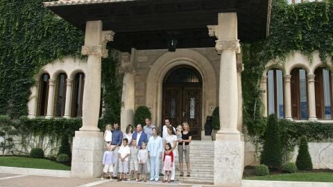 La familia real al completo en Marivent
