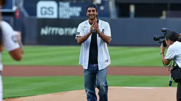Ferran Torres, en el Yankee Stadium Ferran Torres, en el Yankee Stadium