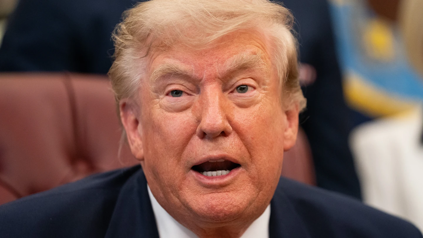 Donald Trump en Espejo Público. Donald Trump en Espejo Público.