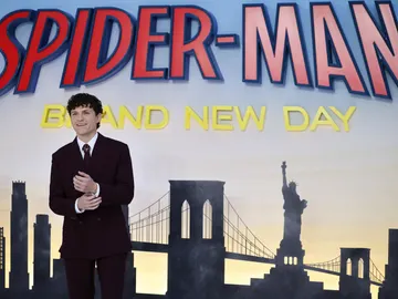 Tom Holland promocionando SpiderMan: Brand New Day Tom Holland promocionando SpiderMan: Brand New Day