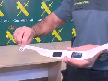 Guardia Civil alerta sobre las gafas para el eclipse no homologadas Guardia Civil alerta sobre las gafas para el eclipse no homologadas
