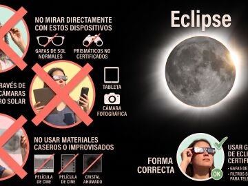 Lo que nunca debes hacer durante el eclipse solar total del 12 de agosto 2026
