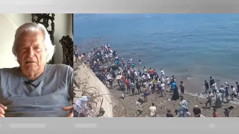 Javier Nart en Espejo Público. Javier Nart en Espejo Público.