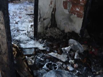 Incendio en un piso de Badalona