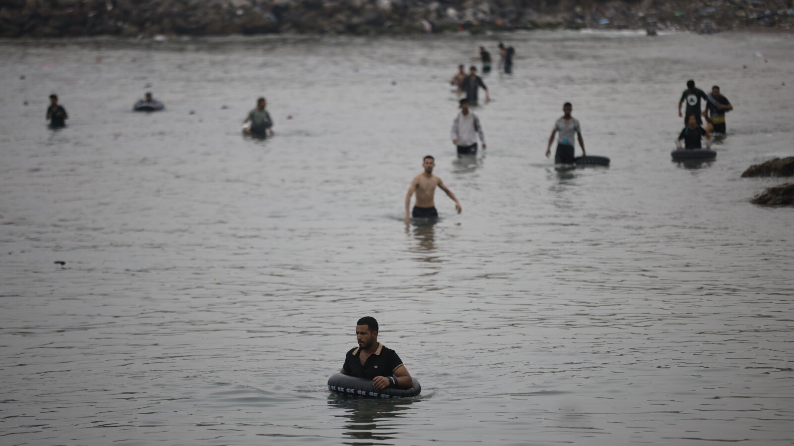 Un informe de Seguridad Nacional alertó en abril del aumento de migrantes que entraban a nado