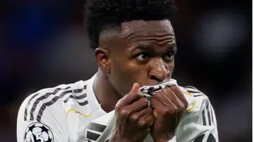 Vinicius Jr en una publicación en su cuenta junto a la del Real Madrid en Instagram. Vinicius Jr en una publicación en su cuenta junto a la del Real Madrid en Instagram.