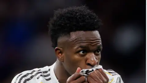 Vinicius Jr en una publicación en su cuenta de Instagram. Vinicius Jr en una publicación en su cuenta de Instagram.