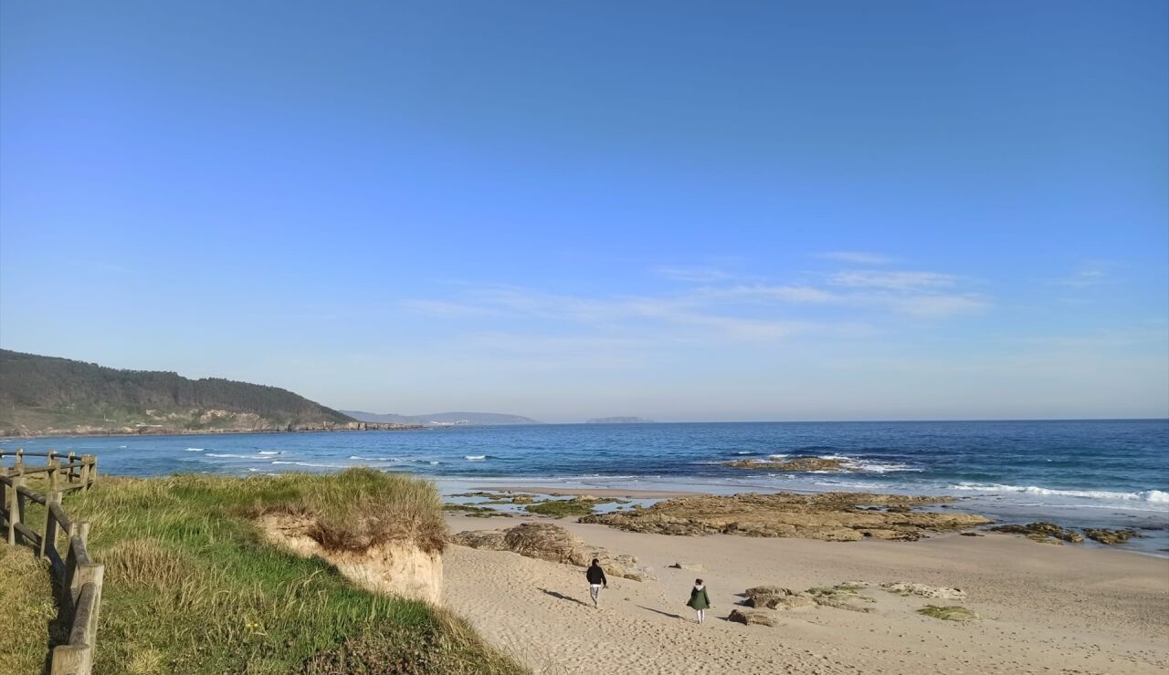 Imagen de una playa en Galicia 