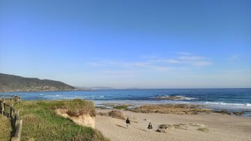 Imagen de una playa en Galicia 