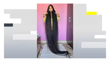 La india Renu Dhariyal reconocida este viernes como la mujer con el pelo más largo del mundo La india Renu Dhariyal reconocida este viernes como la mujer con el pelo más largo del mundo