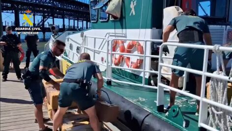 Incautados m&aacute;s de 800 kilos de coca&iacute;na en Punta Umbr&iacute;a