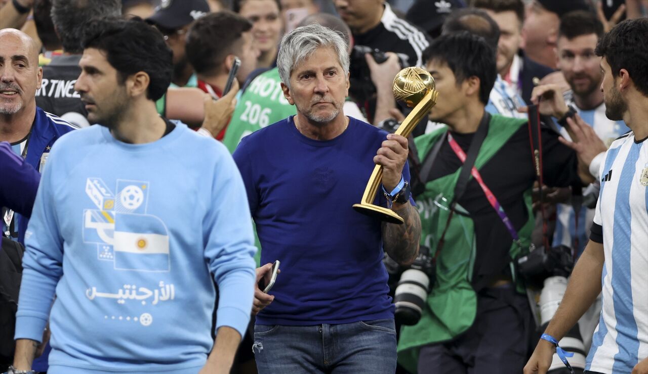 Jorge Messi durante el Mundial 2022
