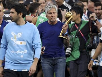 Jorge Messi durante el Mundial 2022