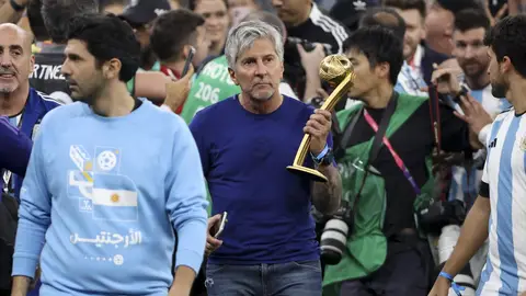 Jorge Messi durante el Mundial 2022 Jorge Messi durante el Mundial 2022
