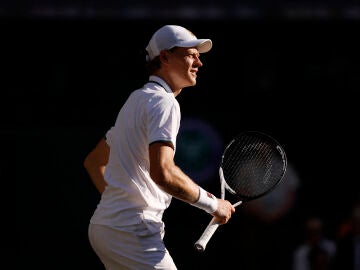 Sinner durante el torneo de Wimbledon 2026 Sinner durante el torneo de Wimbledon 2026