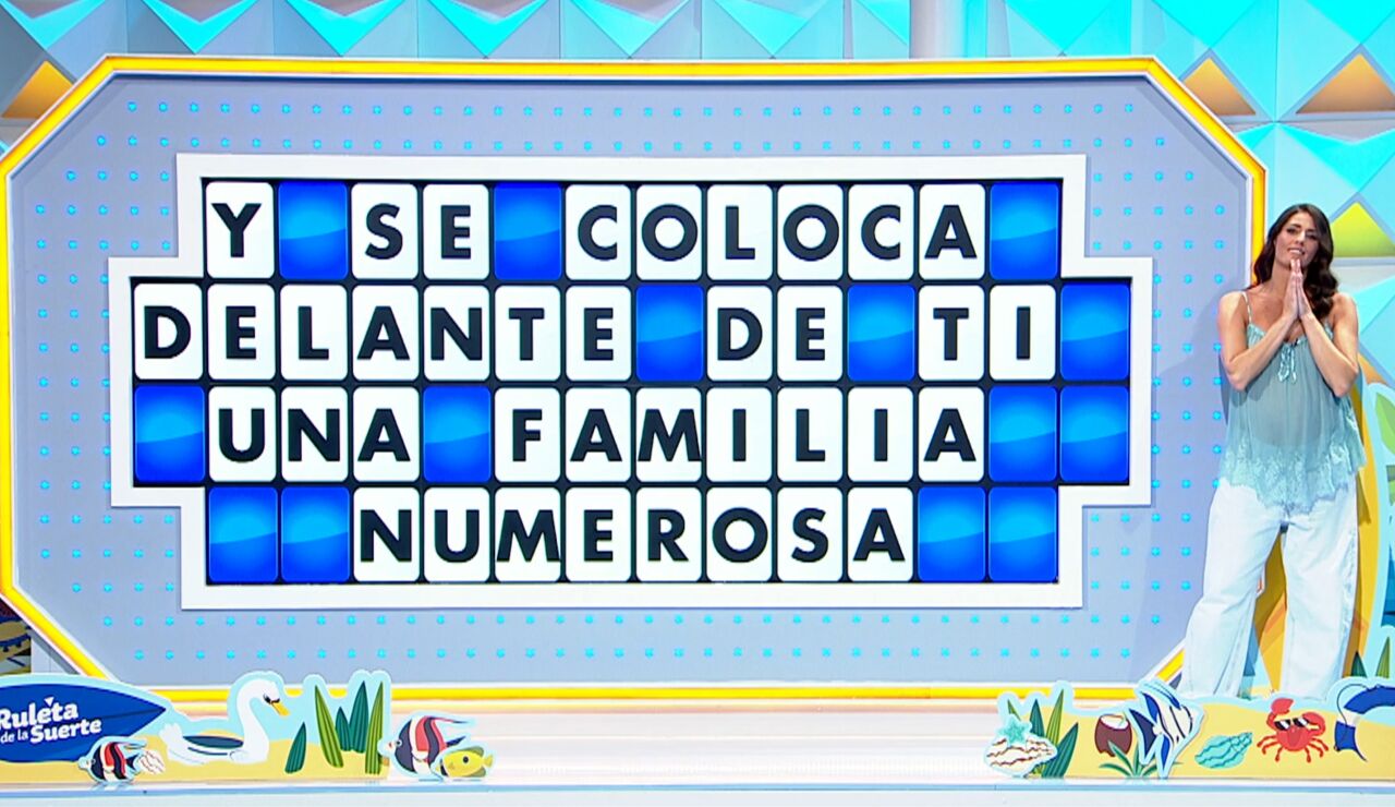 Laura Moure en La ruleta de la suerte