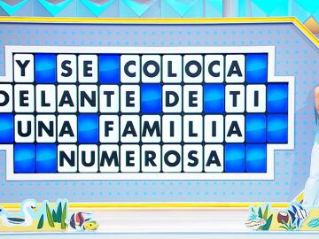 Laura Moure en La ruleta de la suerte