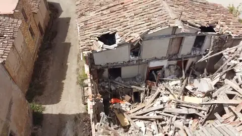 Las termitas arrasan con un pueblo de Burgos Las termitas arrasan con un pueblo de Burgos
