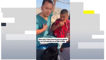 V&iacute;deo: "&iexcl;Dios m&iacute;o, por favor!": El terremoto de Colombia hace temblar unos telef&eacute;ricos en Cali y desata la angustia de sus pasajeros