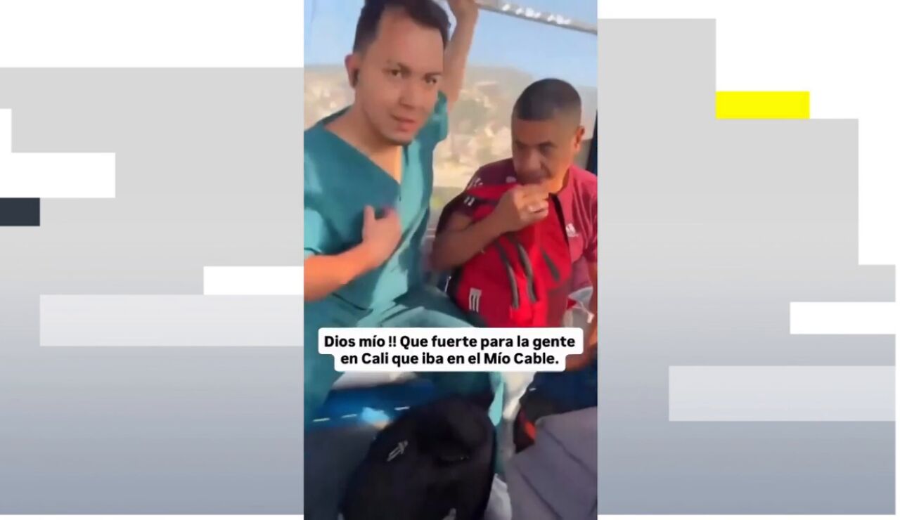 V&iacute;deo: "&iexcl;Dios m&iacute;o, por favor!": El terremoto de Colombia hace temblar unos telef&eacute;ricos en Cali y desata la angustia de sus pasajeros