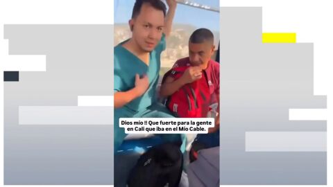 V&iacute;deo: "&iexcl;Dios m&iacute;o, por favor!": El terremoto de Colombia hace temblar unos telef&eacute;ricos en Cali y desata la angustia de sus pasajeros