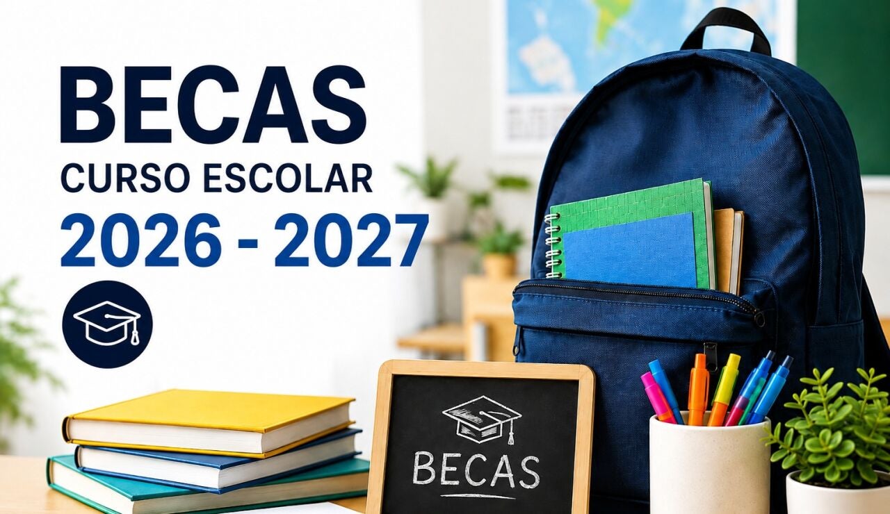 Becas cursos escolar 2026 - 2027