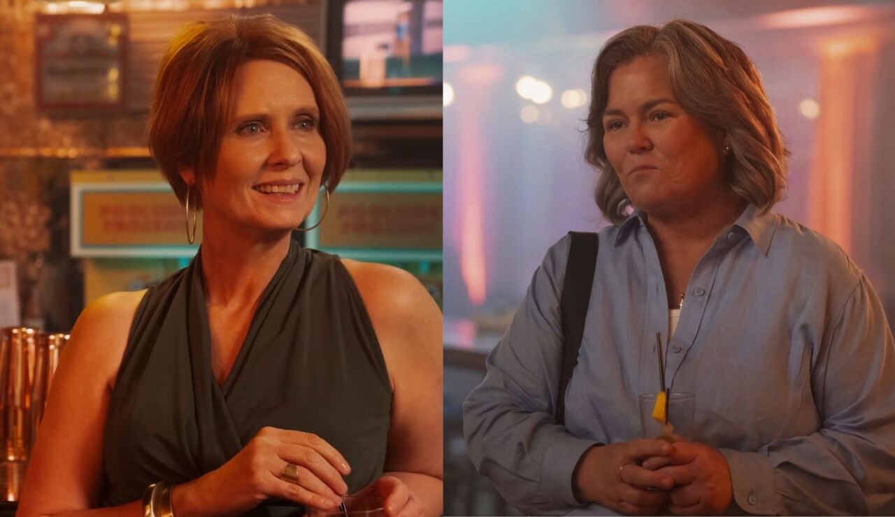 Cynthia Nixon y Rosie O&rsquo;Donnell en And Just Like That