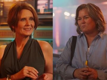 Cynthia Nixon y Rosie O&rsquo;Donnell en And Just Like That