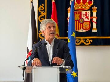 El ministro del Interior, Fernando Grande-Marlaska, atiende a los medios de comunicación El ministro del Interior, Fernando Grande-Marlaska, atiende a los medios de comunicación