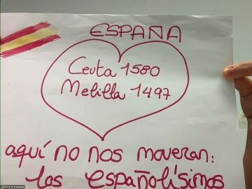 Cartel de Guadalupe, una sanitaria ceut&iacute; indignada.