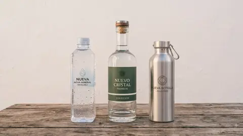 Botella de plástico, cristal o aluminio: qué recipiente es mejor y por qué Botellas de plástico, cristal y aluminio