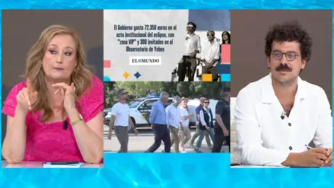 Elisa Beni critica el gasto del Gobierno para ver el eclipse Elisa Beni critica el gasto del Gobierno para ver el eclipse
