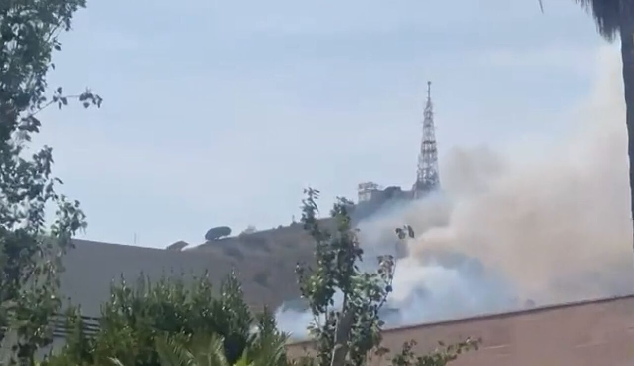 Incendio forestal en Collserola 