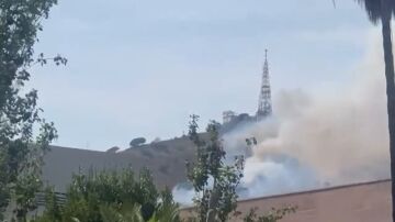 Incendio forestal en Collserola 