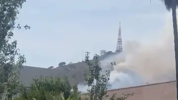 Incendio forestal en Collserola Incendio forestal en Collserola