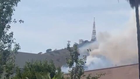 Incendio forestal en Collserola 