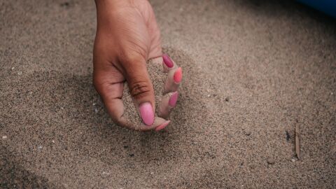 Manicura rosada