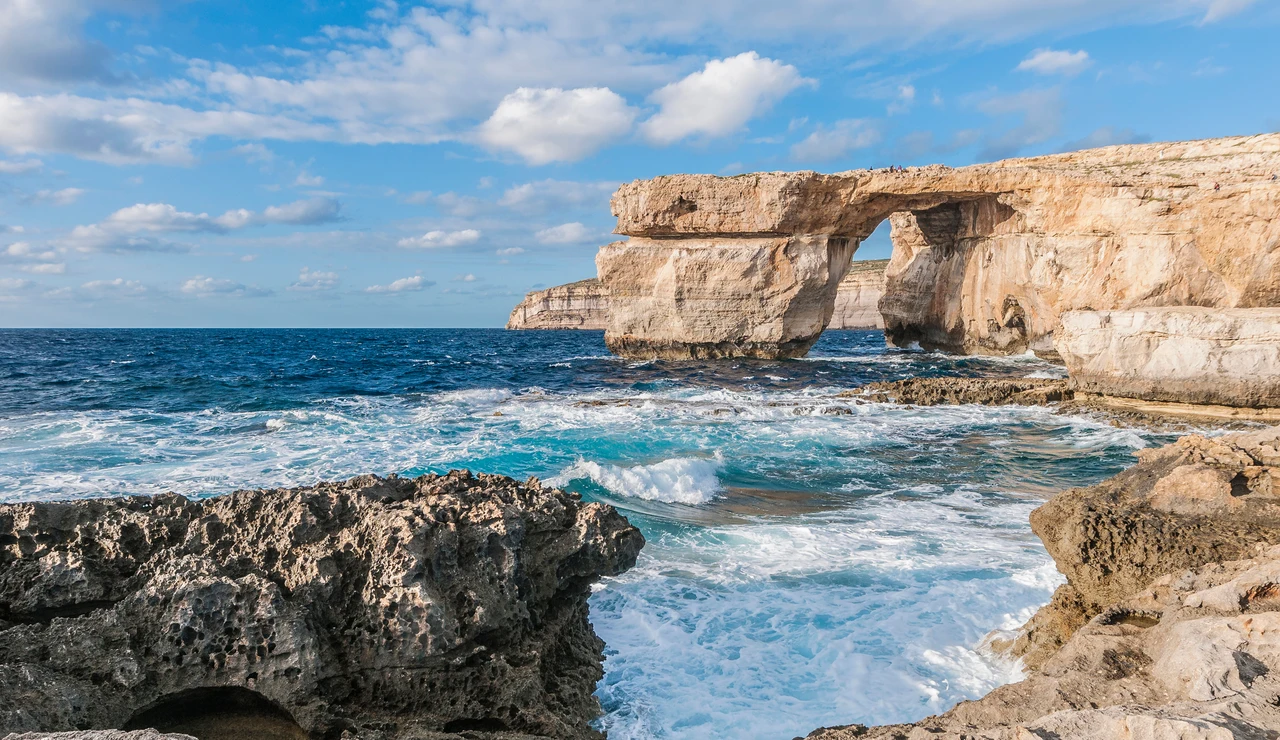 Ventana Azul, en Malta