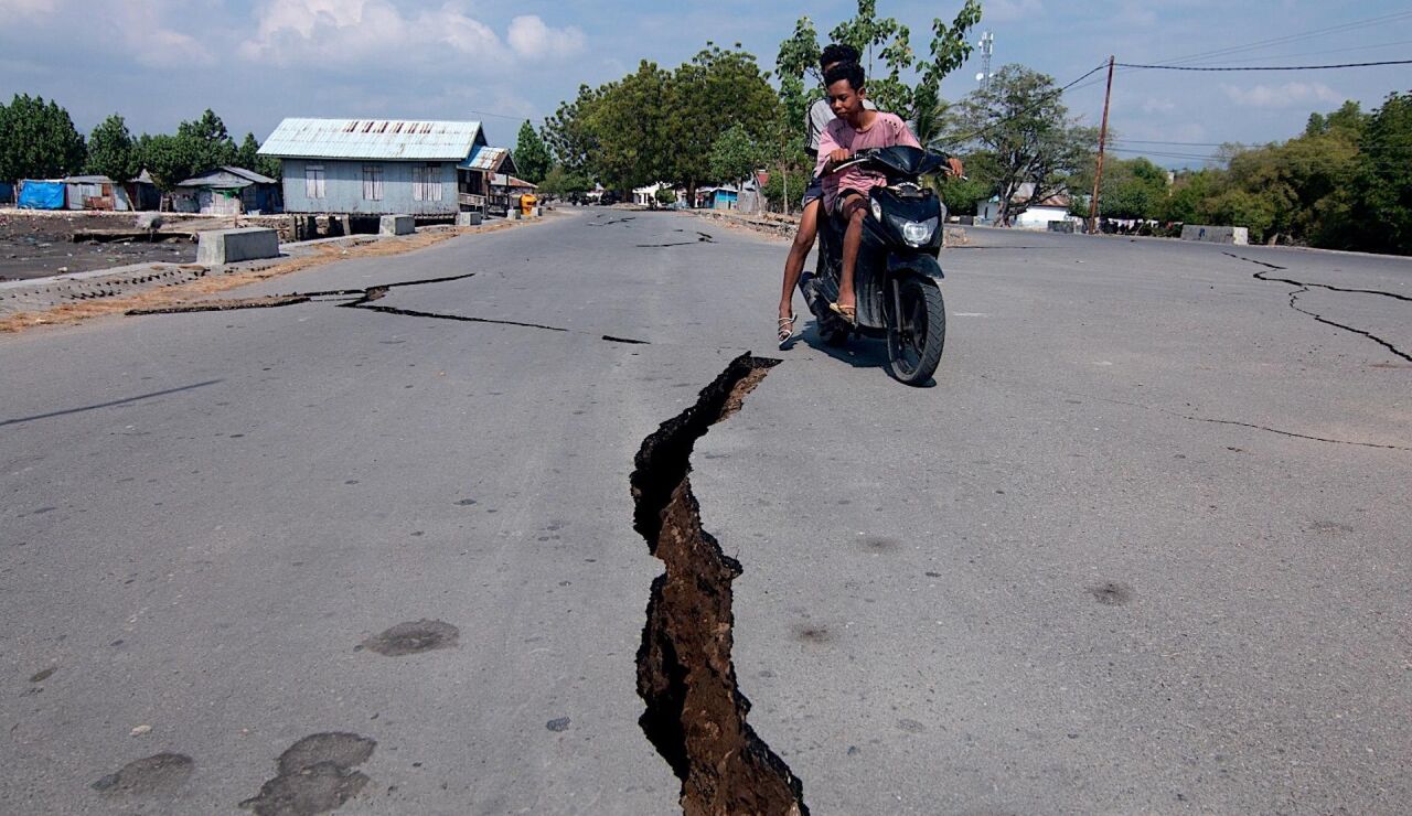 Imagen de archivo del terremoto en la isla indonesia de Flores