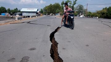 Imagen de archivo del terremoto en la isla indonesia de Flores