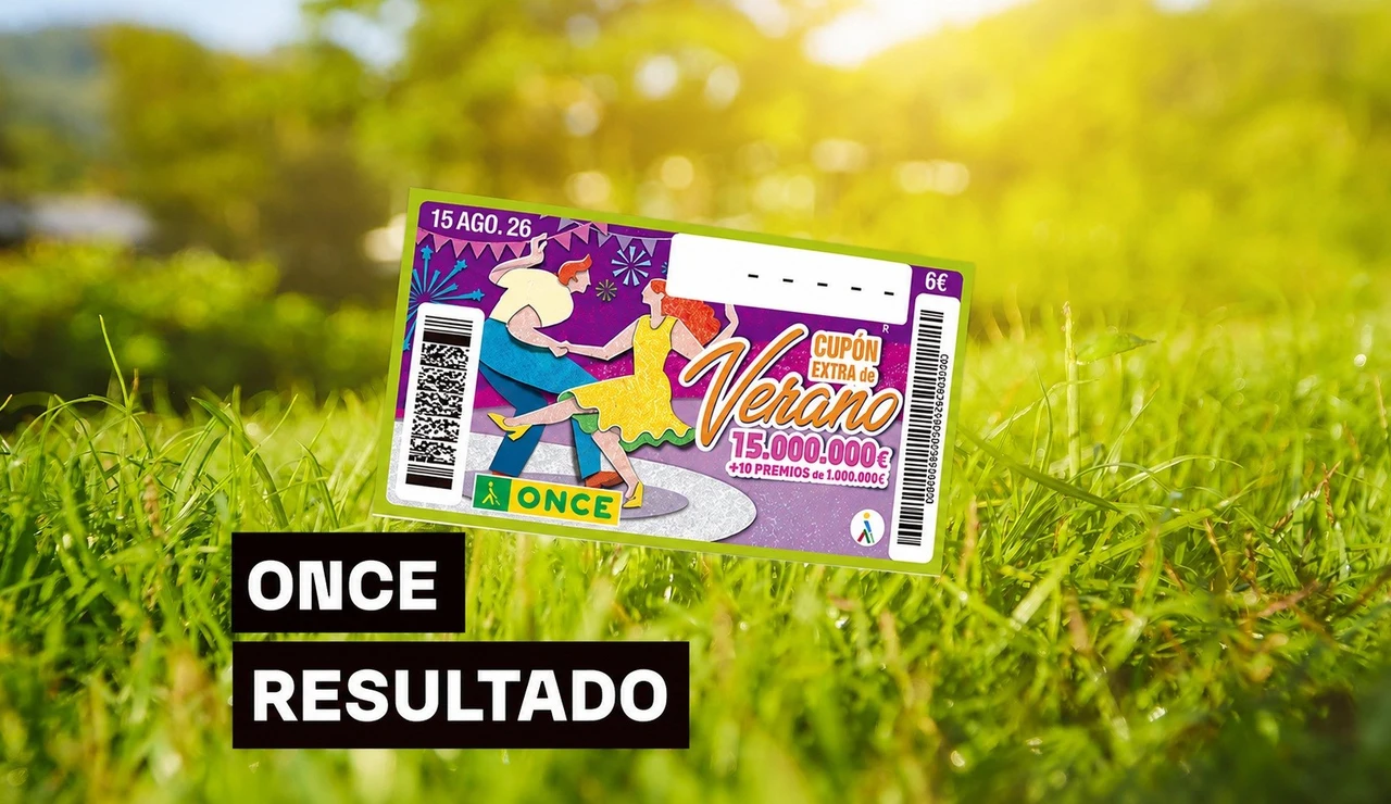 Sorteo Extra de Verano de la ONCE 2025 hoy, en directo: Comprobar décimo del sábado 15 de agosto