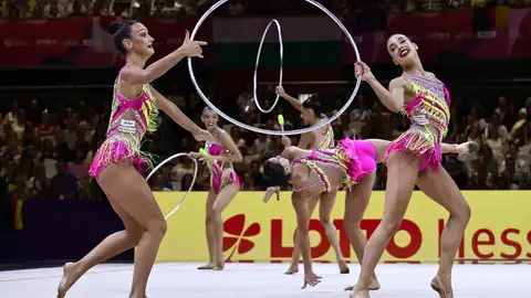 Nueva medalla para la rítmica española: plata en el ejercicio mixto Nueva medalla para la rítmica española: plata en el ejercicio mixto